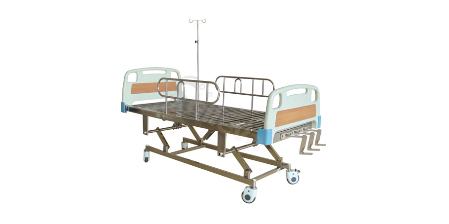 ABS手動(dòng)三搖護(hù)理床SLV-B4031 ABS Hospital Bed with Three Cranks